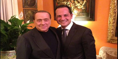 Marco Siclari e Berlusconi