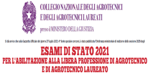 Concorso per l’esame di Stato per la professione di Agrotecnico 2021