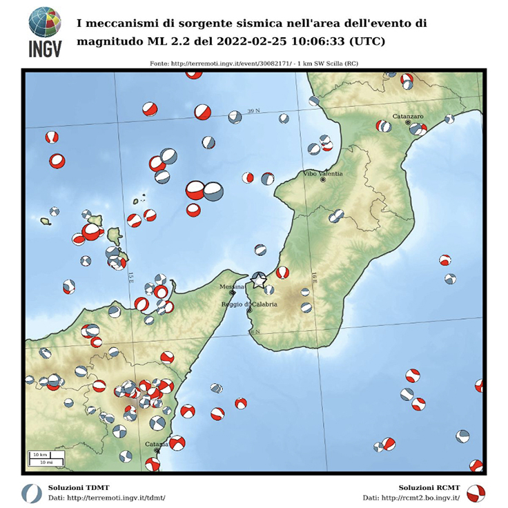 Terremoto, sciame sismico nello Ionio. Lieve scossa anche a Scilla