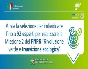 PNRR, concorso per 92 esperti. Al via la selezione per la transizione ecologica