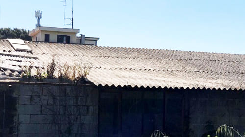Reggio Calabria, controlli Amianto: Ordinanza per la messa in sicurezza di un tetto di uno stabile
