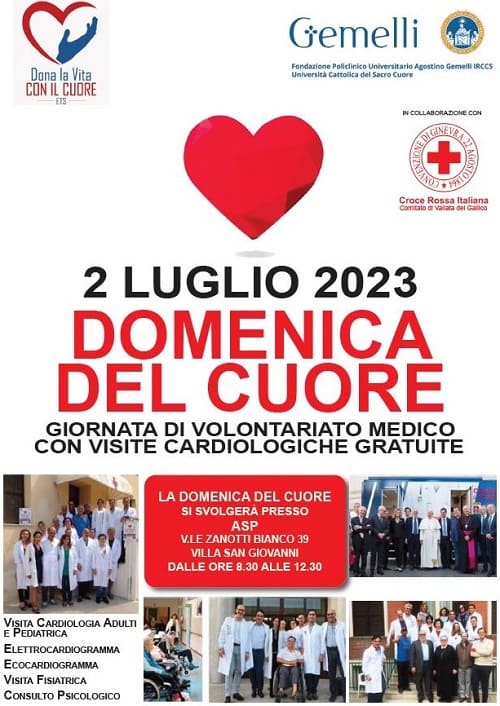 Visite Cardiologiche Gratuite A Villa San Giovanni Con La "Domenica Del ...