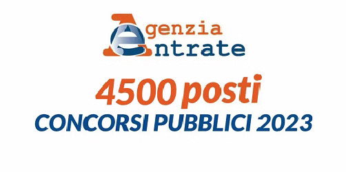 Concorso Agenzia delle Entrate per 4500 funzionari a tempo indeterminato