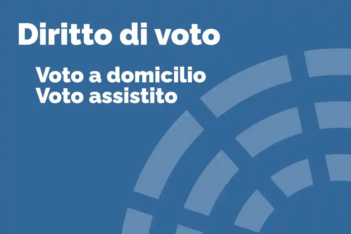 Voto domiciliare Elezioni Europee e Comunali dell’8 e 9 giugno 2024