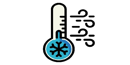 temometro-ondata di freddo-vento