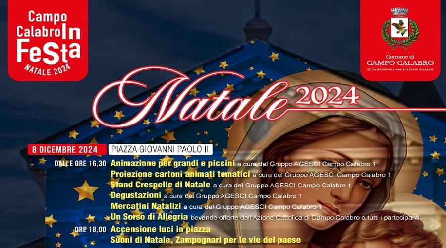 Natale 2024 - Campo Calabro - Programma