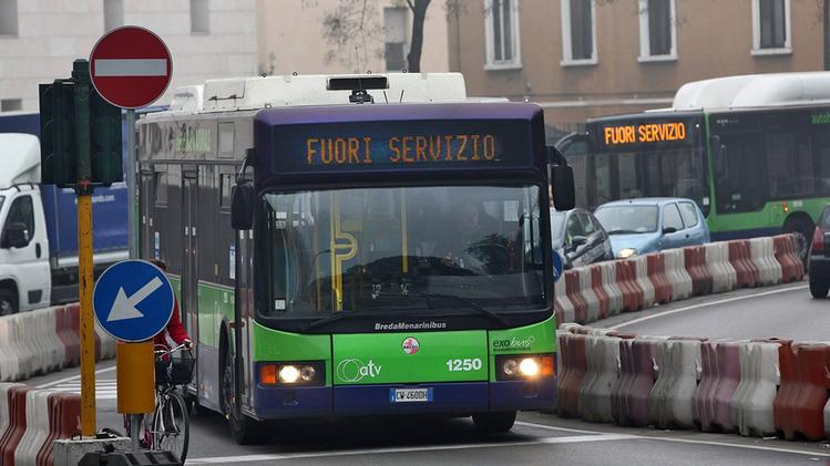 bus fuori servizio - sciopero