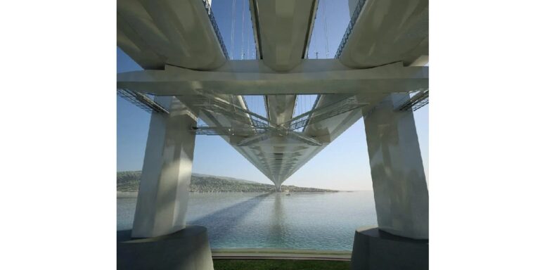 franco navigabile ponte sullo stretto di messina