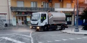 pulizia e lavaggio stradale a Villa San Giovanni - RC