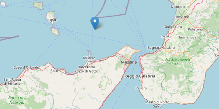 terremoto tirreno ,meridionale 5 gennaio 2025