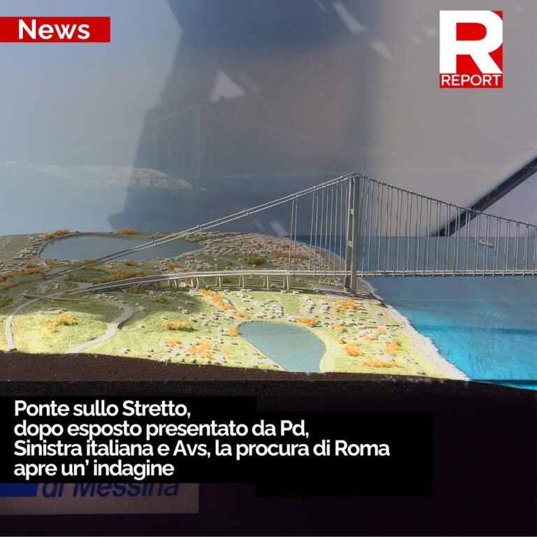 report rai tre ponte sullo stretto di messina indagini in procura