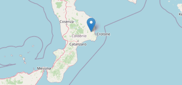 terremoti a crotone - calabria- oggi