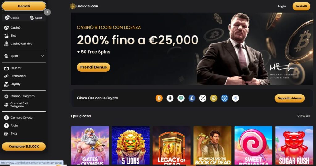 luckyblock casino non amms